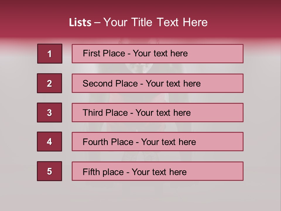 Handsome Strength Position PowerPoint Template