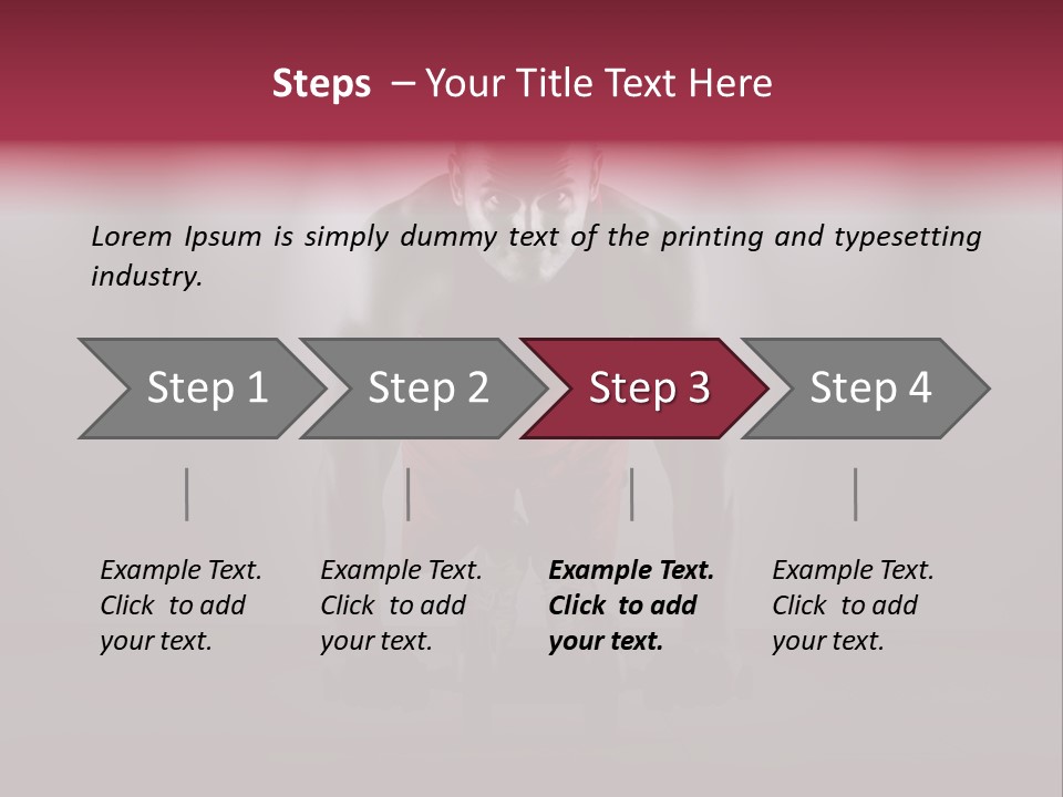 Handsome Strength Position PowerPoint Template