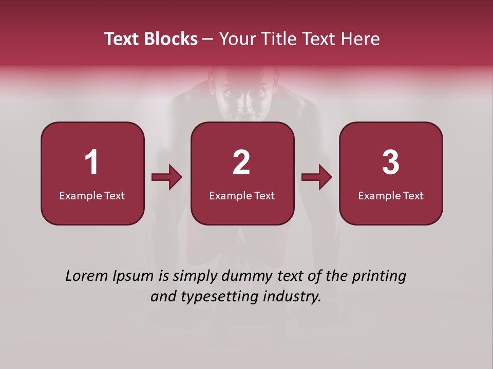 Handsome Strength Position PowerPoint Template