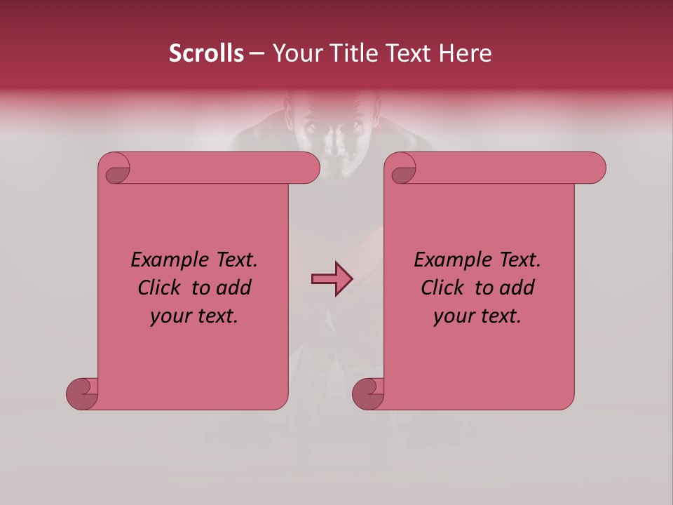 Handsome Strength Position PowerPoint Template