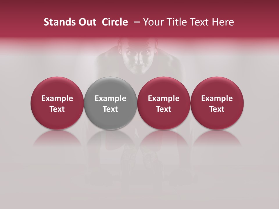 Handsome Strength Position PowerPoint Template