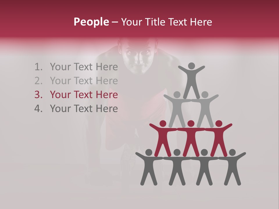 Handsome Strength Position PowerPoint Template