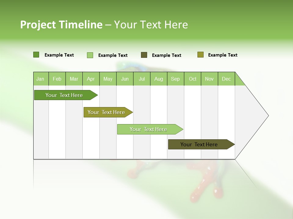 Isolated On White Looking Close Up PowerPoint Template