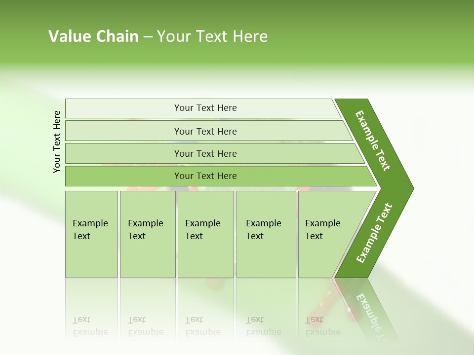 Isolated On White Looking Close Up PowerPoint Template