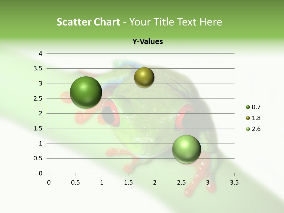 Isolated On White Looking Close Up PowerPoint Template