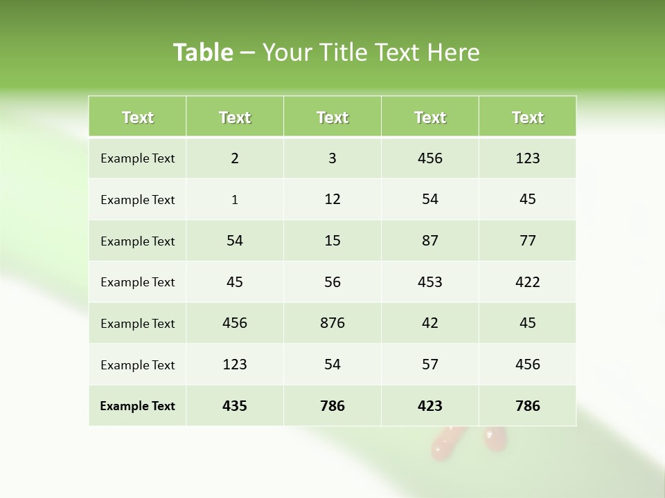 Isolated On White Looking Close Up PowerPoint Template