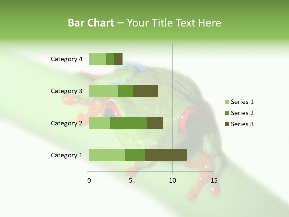 Isolated On White Looking Close Up PowerPoint Template