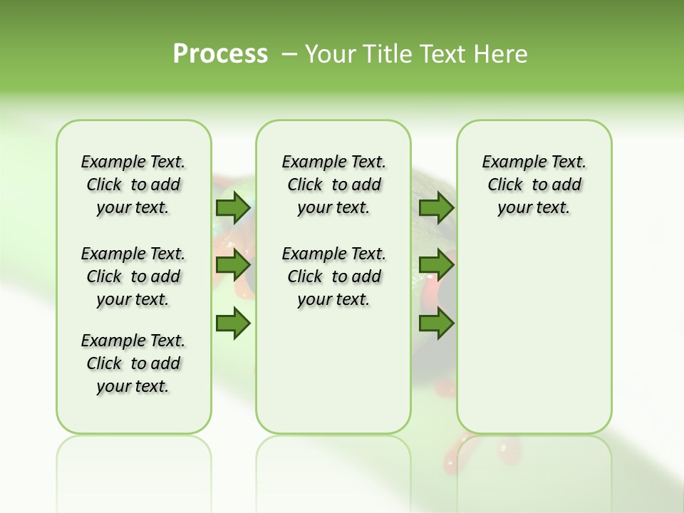 Isolated On White Looking Close Up PowerPoint Template