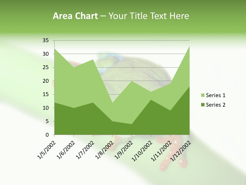 Isolated On White Looking Close Up PowerPoint Template