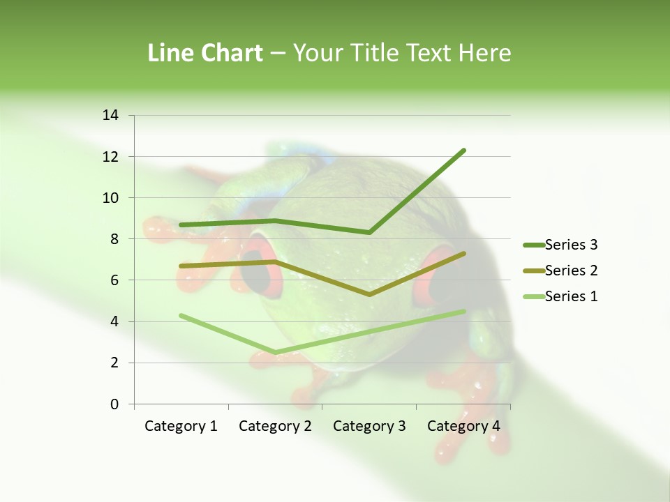 Isolated On White Looking Close Up PowerPoint Template