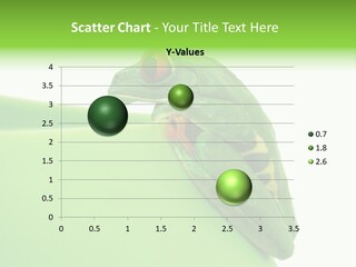 Isolated Animal Green PowerPoint Template