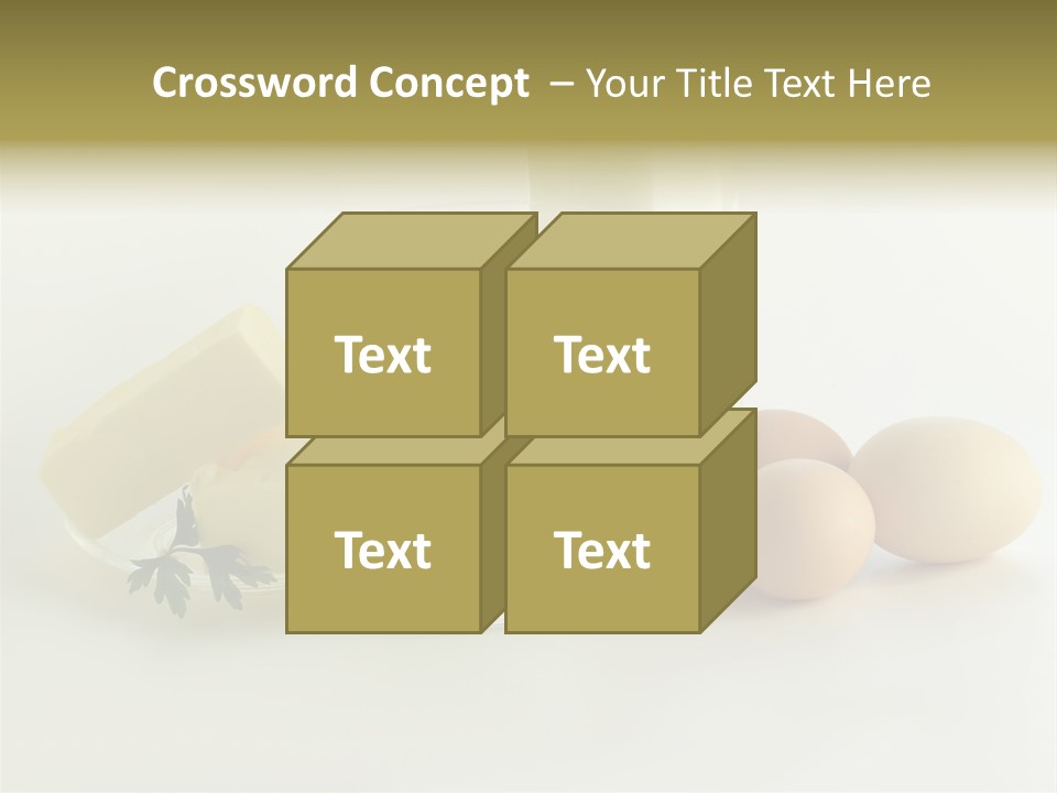 Food Egg Milk PowerPoint Template