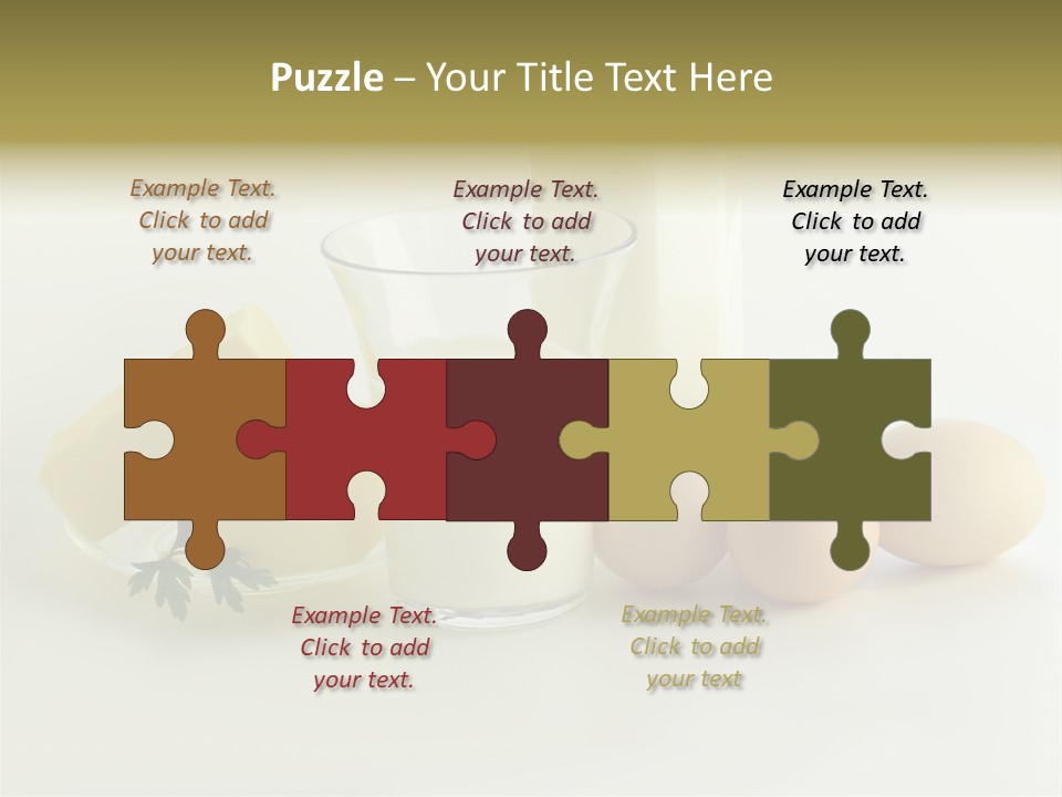 Food Egg Milk PowerPoint Template