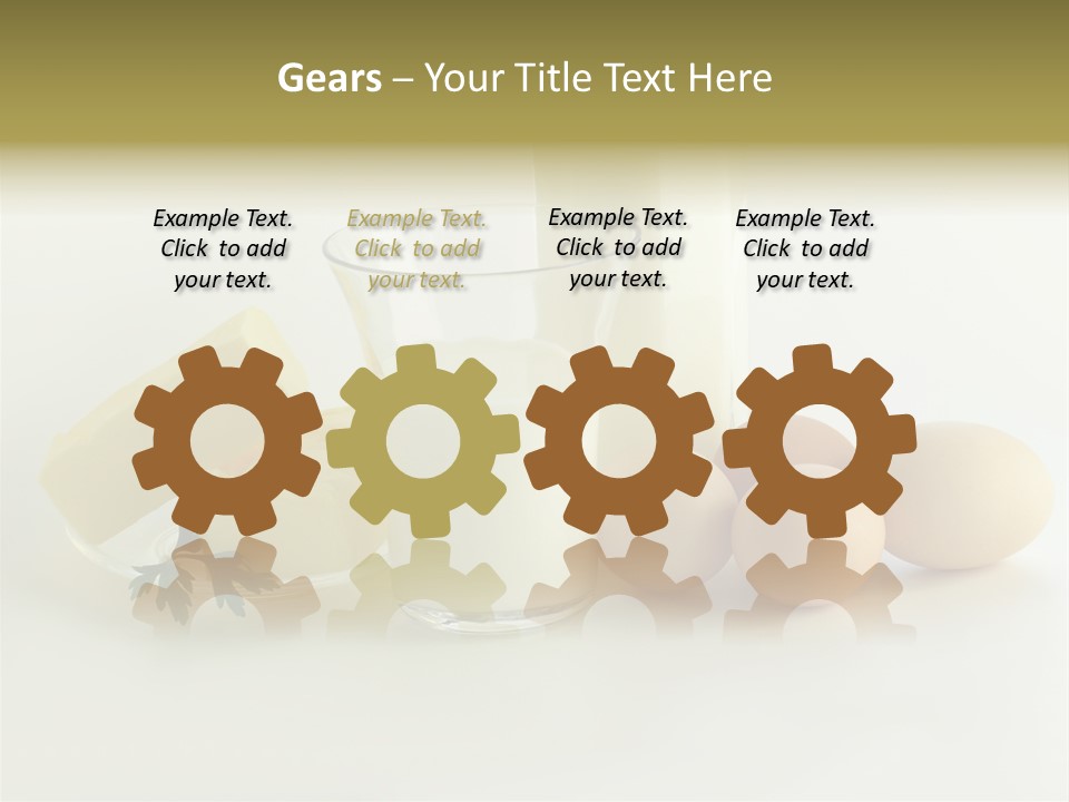 Food Egg Milk PowerPoint Template