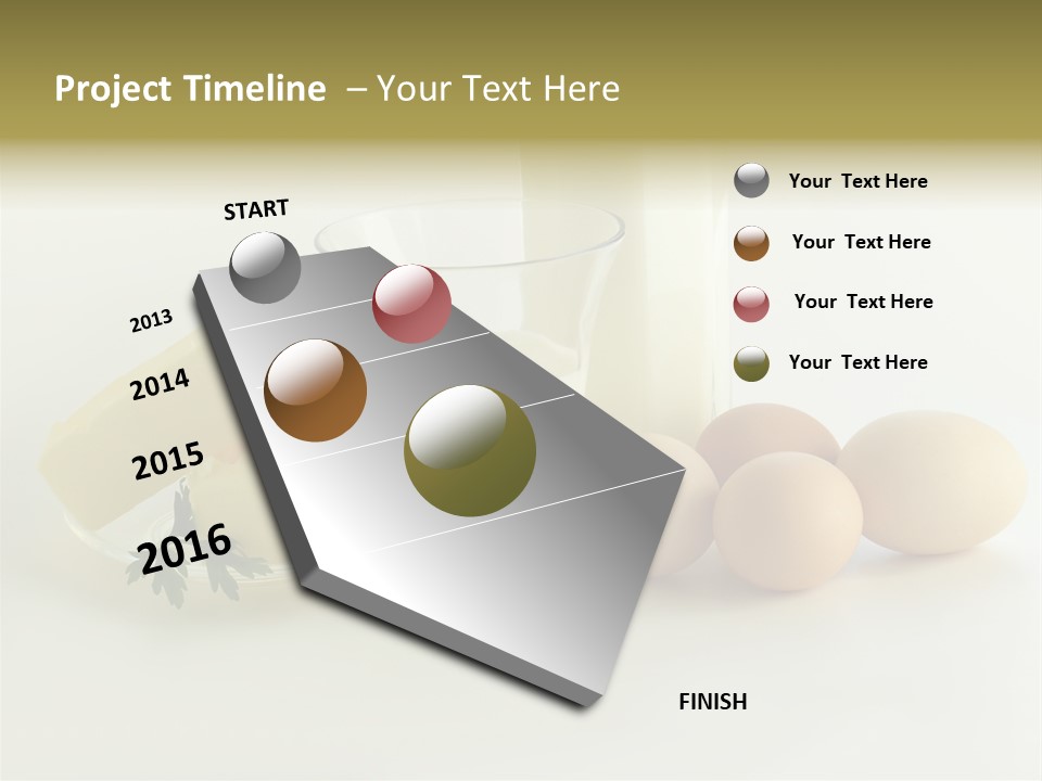 Food Egg Milk PowerPoint Template