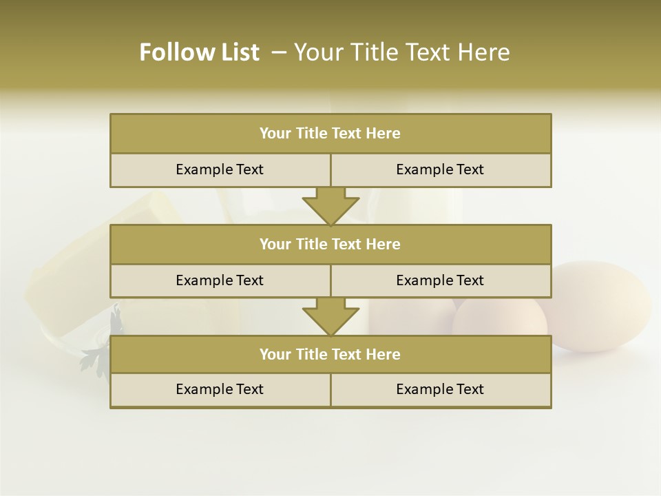 Food Egg Milk PowerPoint Template