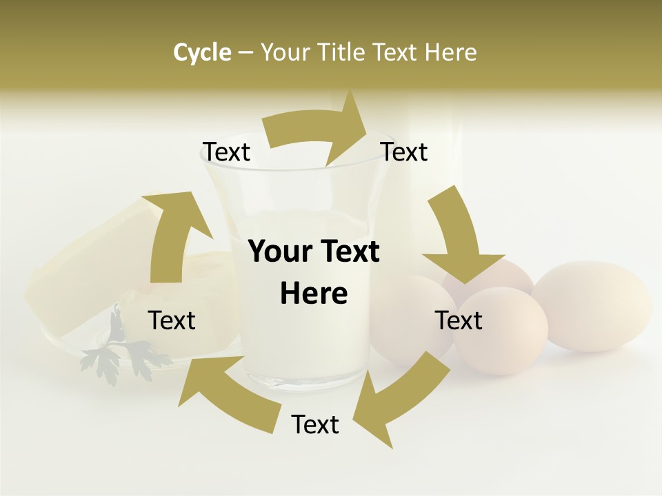 Food Egg Milk PowerPoint Template