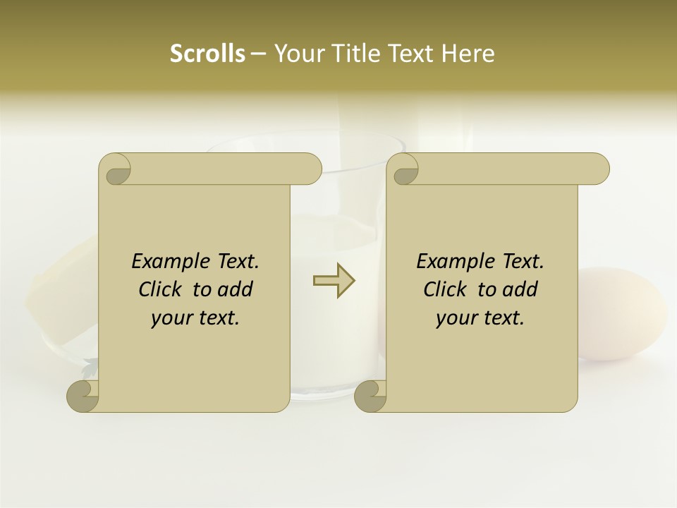 Food Egg Milk PowerPoint Template