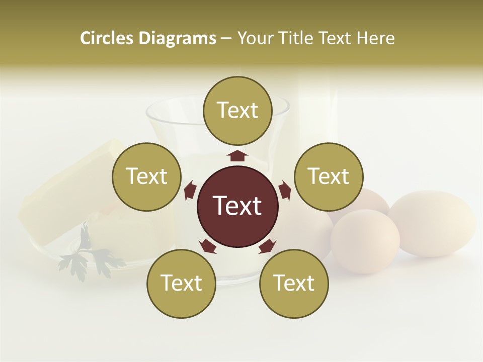 Food Egg Milk PowerPoint Template