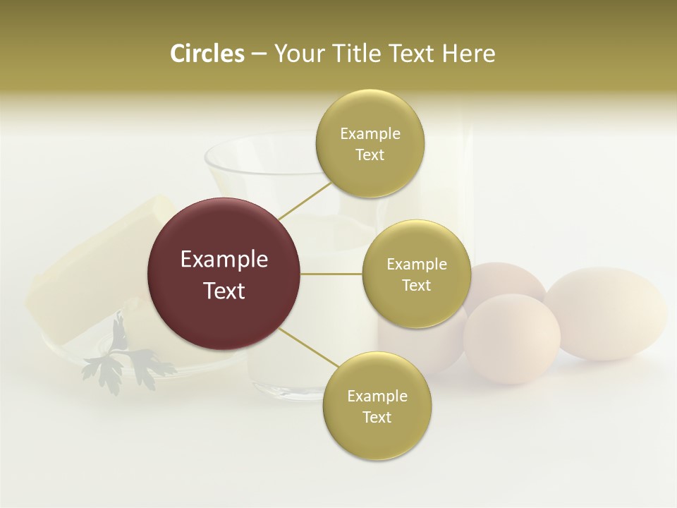 Food Egg Milk PowerPoint Template