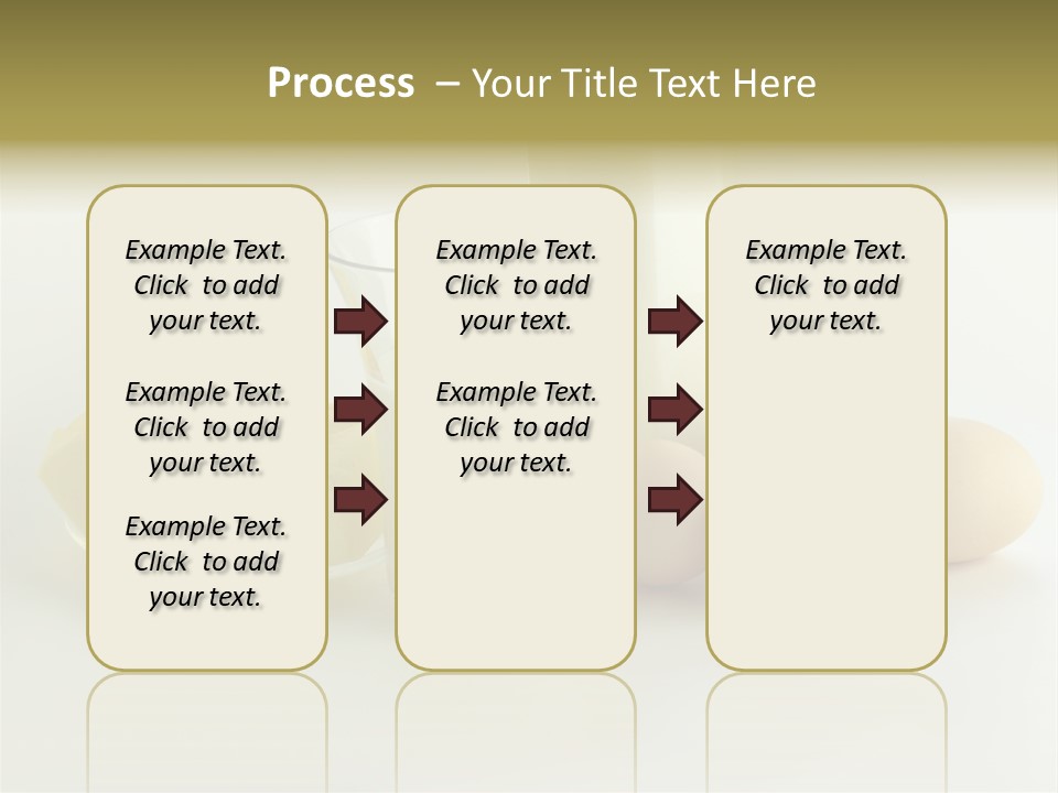 Food Egg Milk PowerPoint Template