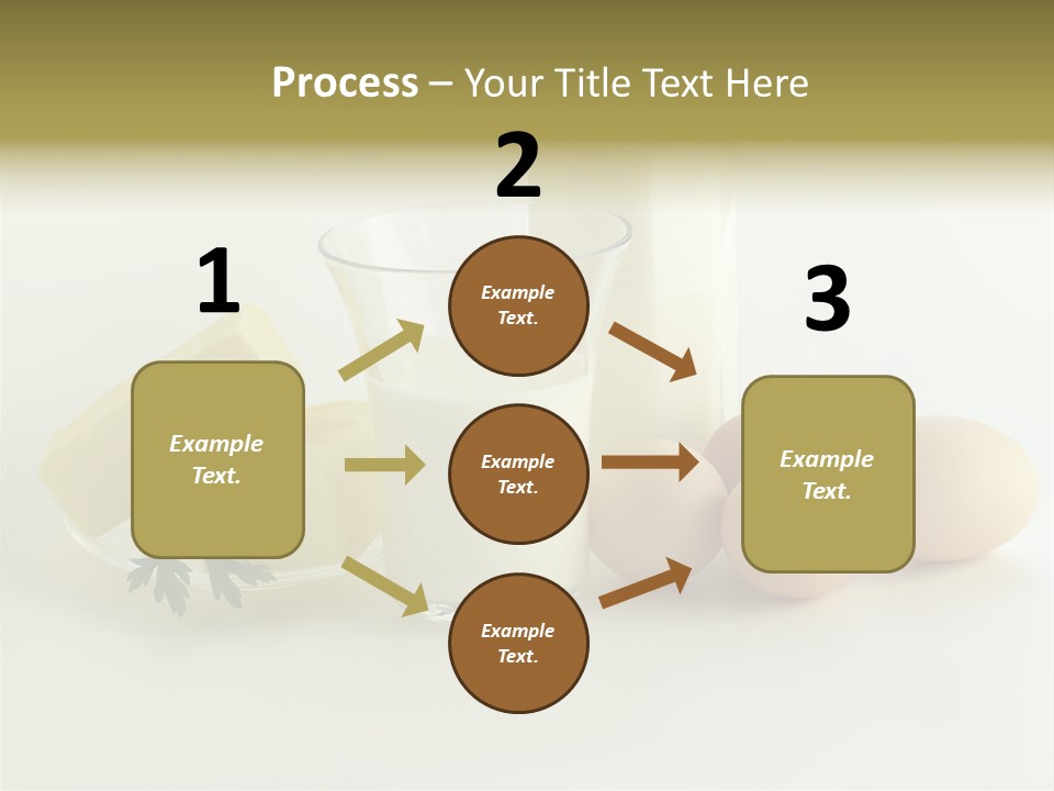 Food Egg Milk PowerPoint Template
