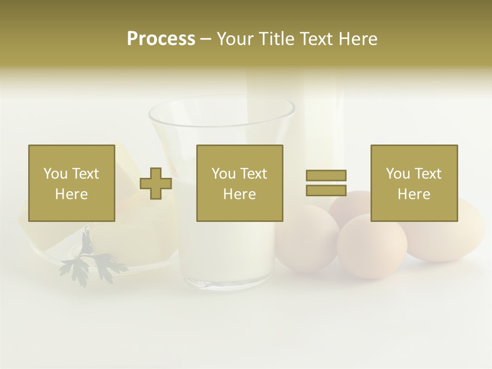 Food Egg Milk PowerPoint Template