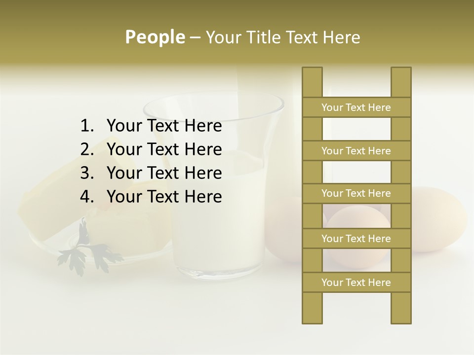 Food Egg Milk PowerPoint Template