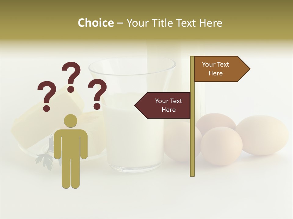 Food Egg Milk PowerPoint Template
