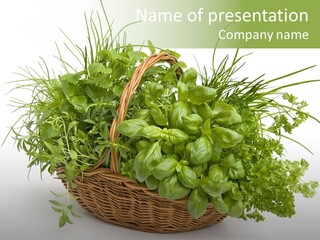 Freshness Eating Garden PowerPoint Template