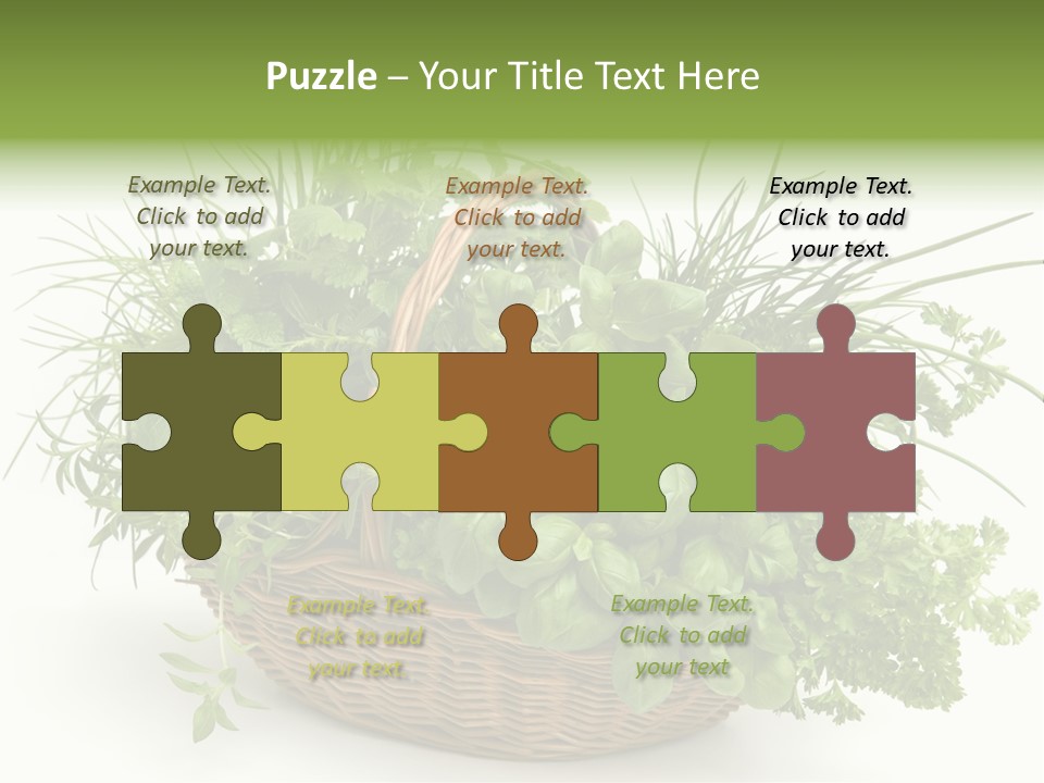 Freshness Eating Garden PowerPoint Template