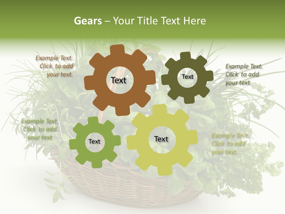 Freshness Eating Garden PowerPoint Template