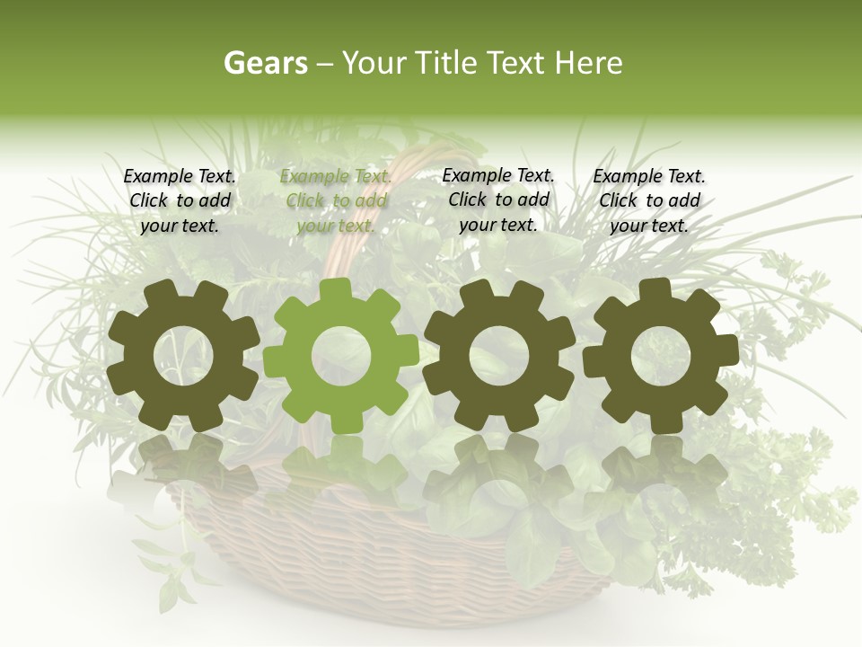 Freshness Eating Garden PowerPoint Template