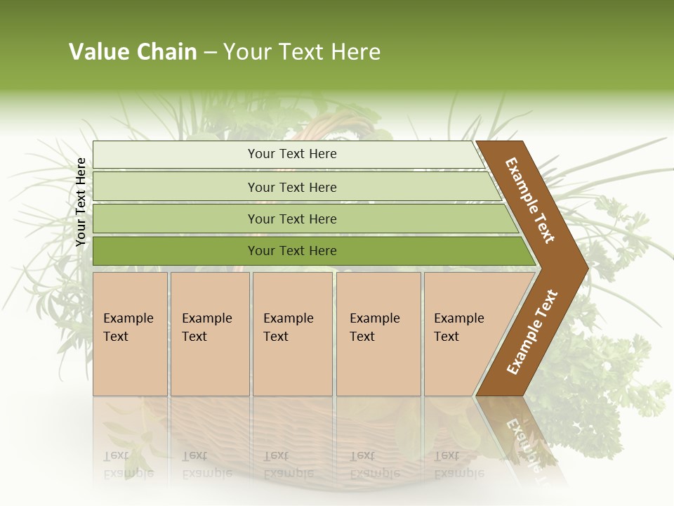 Freshness Eating Garden PowerPoint Template