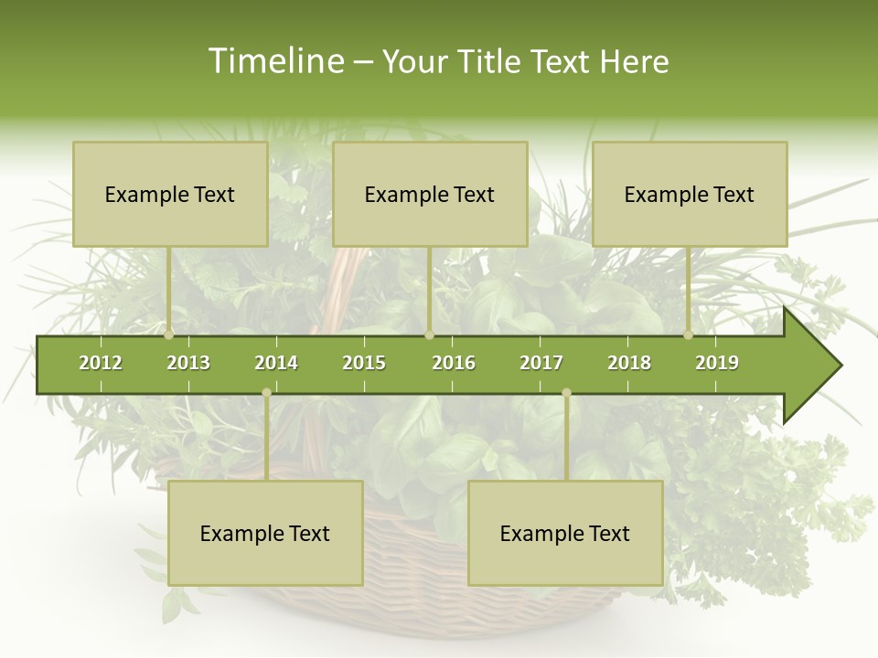 Freshness Eating Garden PowerPoint Template