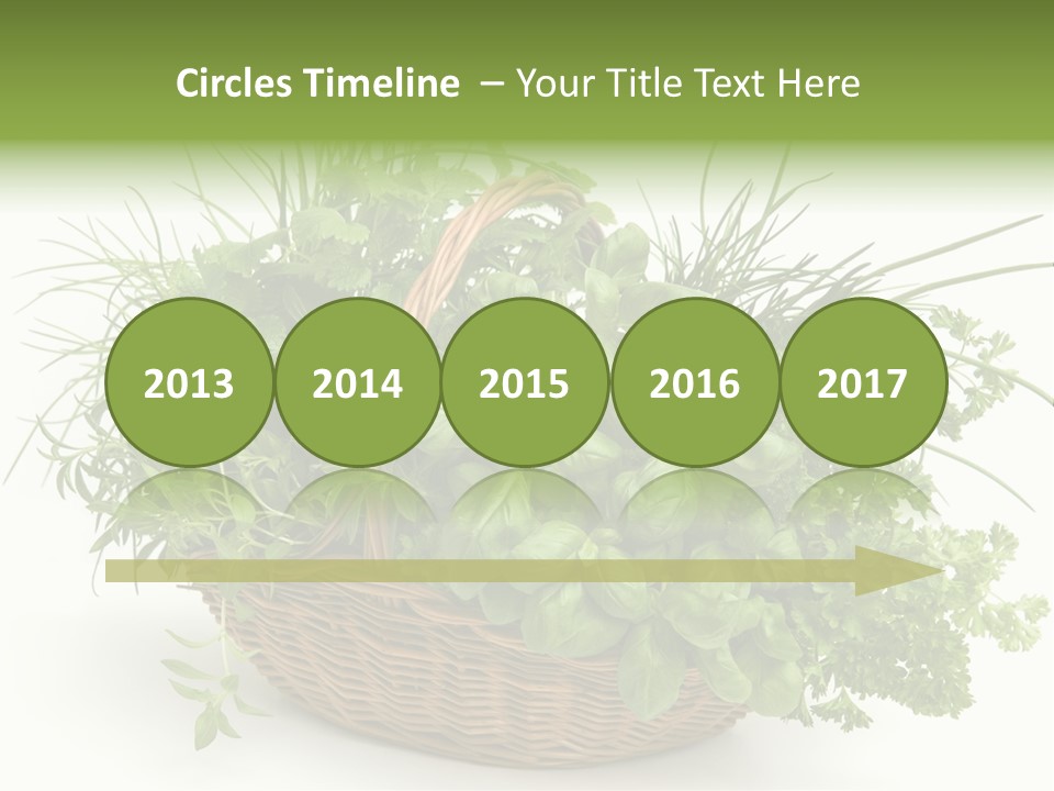 Freshness Eating Garden PowerPoint Template