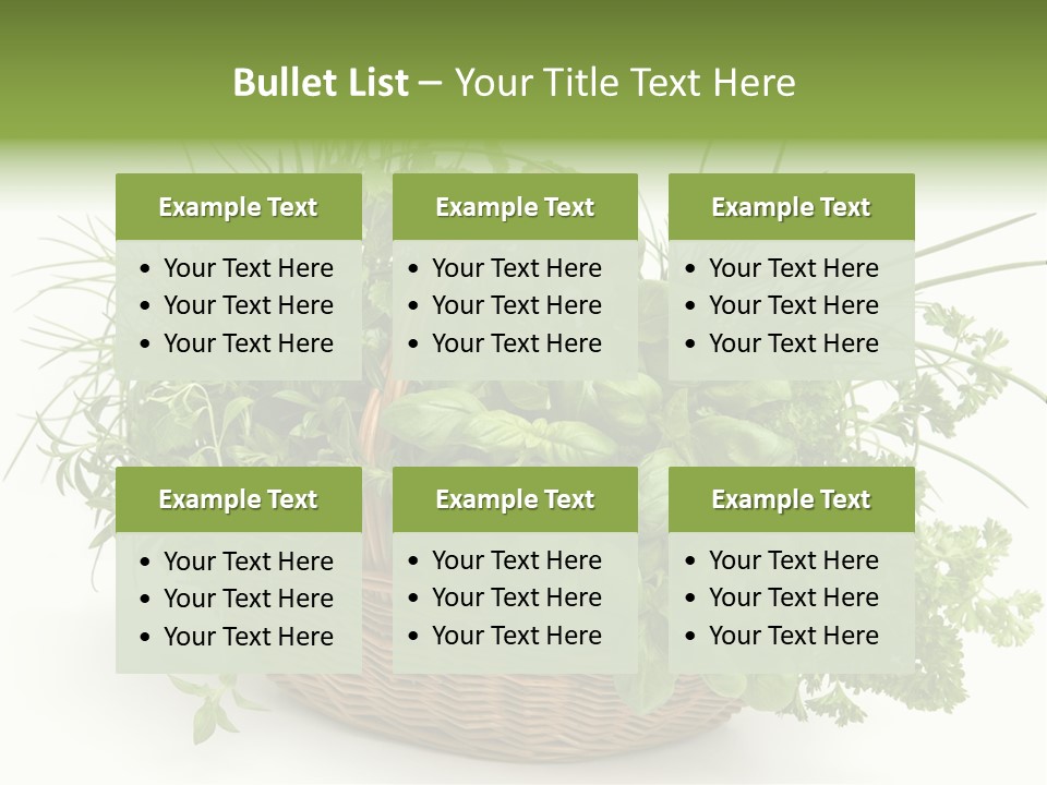 Freshness Eating Garden PowerPoint Template