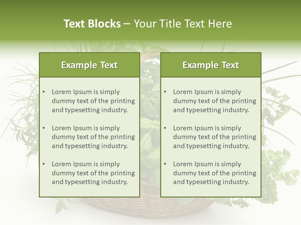 Freshness Eating Garden PowerPoint Template