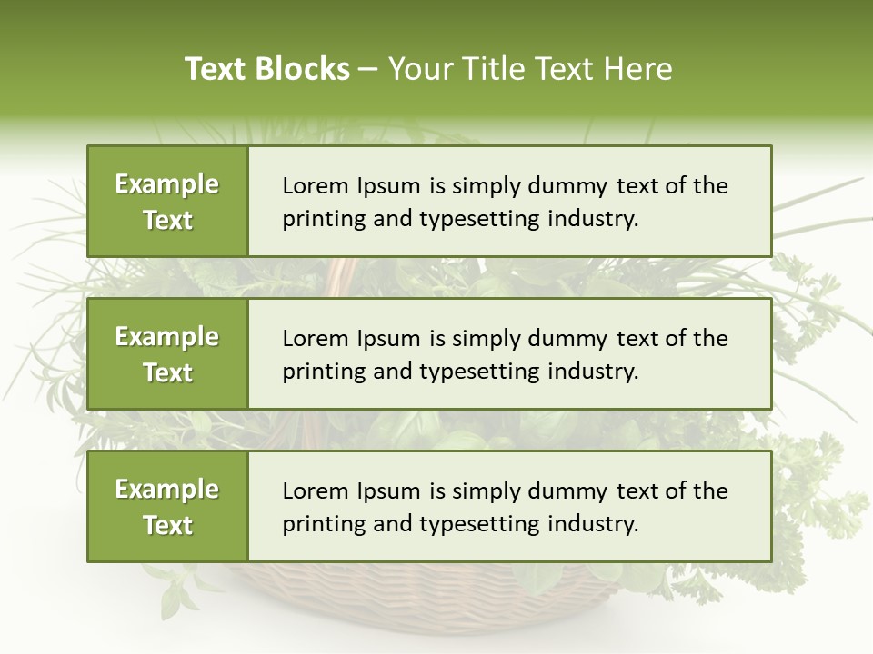 Freshness Eating Garden PowerPoint Template