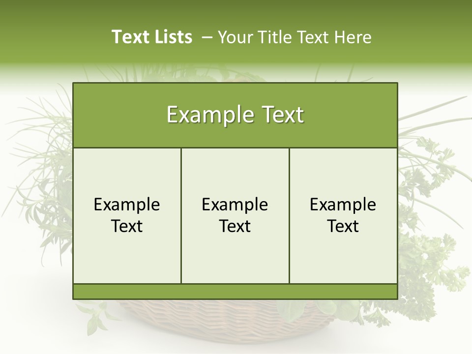 Freshness Eating Garden PowerPoint Template