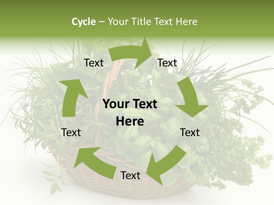 Freshness Eating Garden PowerPoint Template