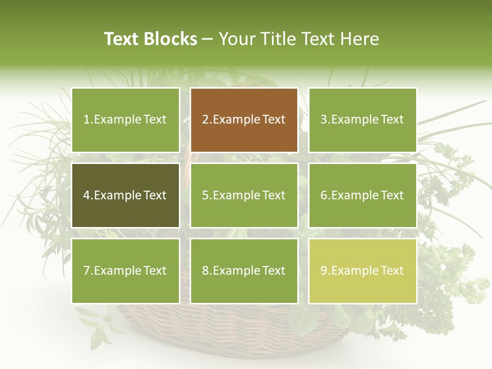Freshness Eating Garden PowerPoint Template