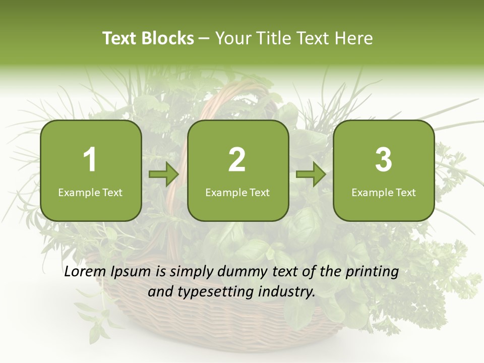 Freshness Eating Garden PowerPoint Template