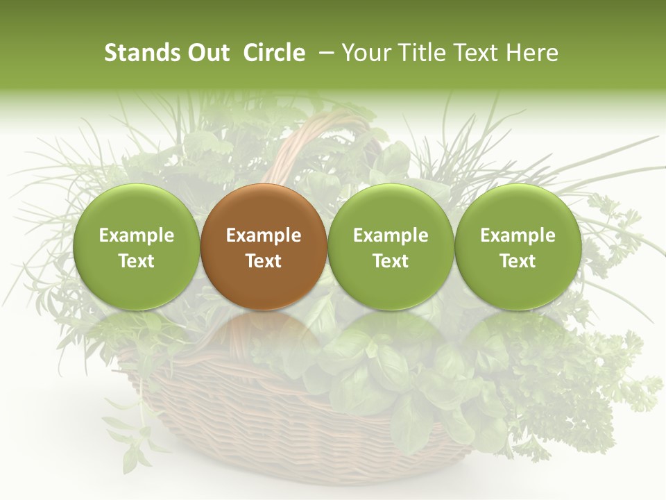 Freshness Eating Garden PowerPoint Template