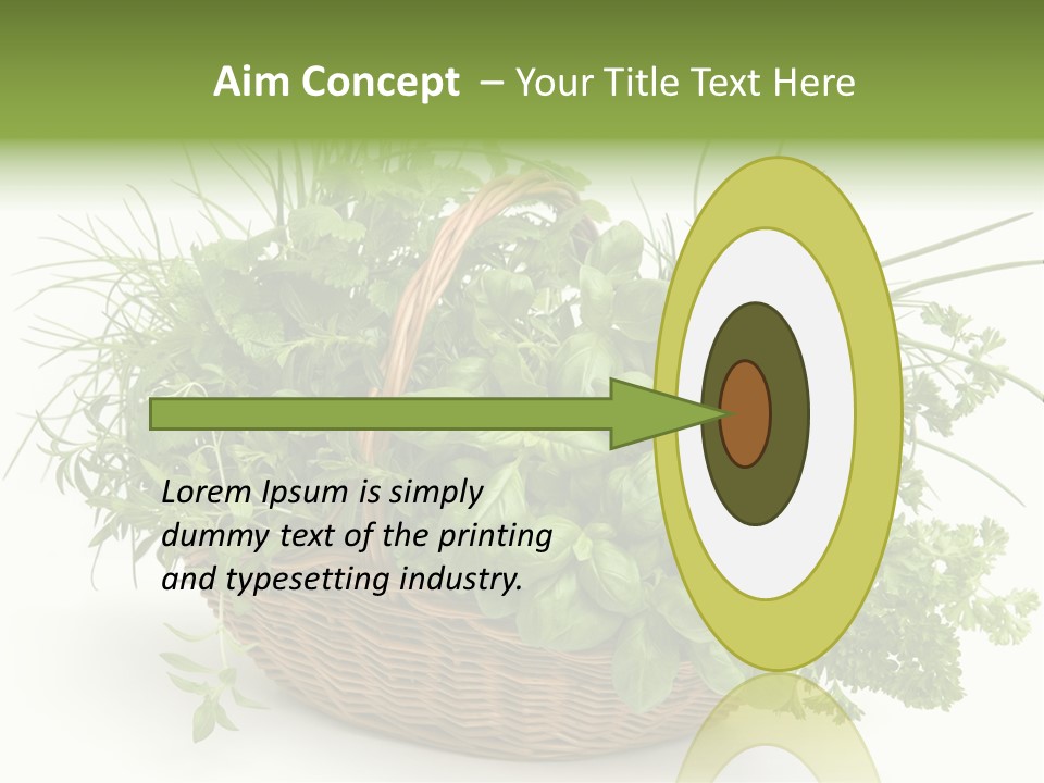 Freshness Eating Garden PowerPoint Template