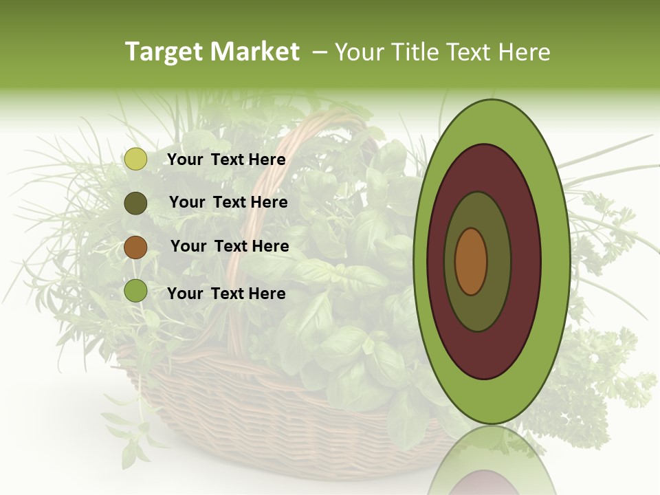 Freshness Eating Garden PowerPoint Template