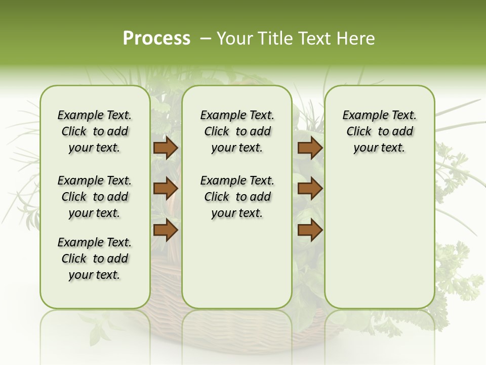 Freshness Eating Garden PowerPoint Template