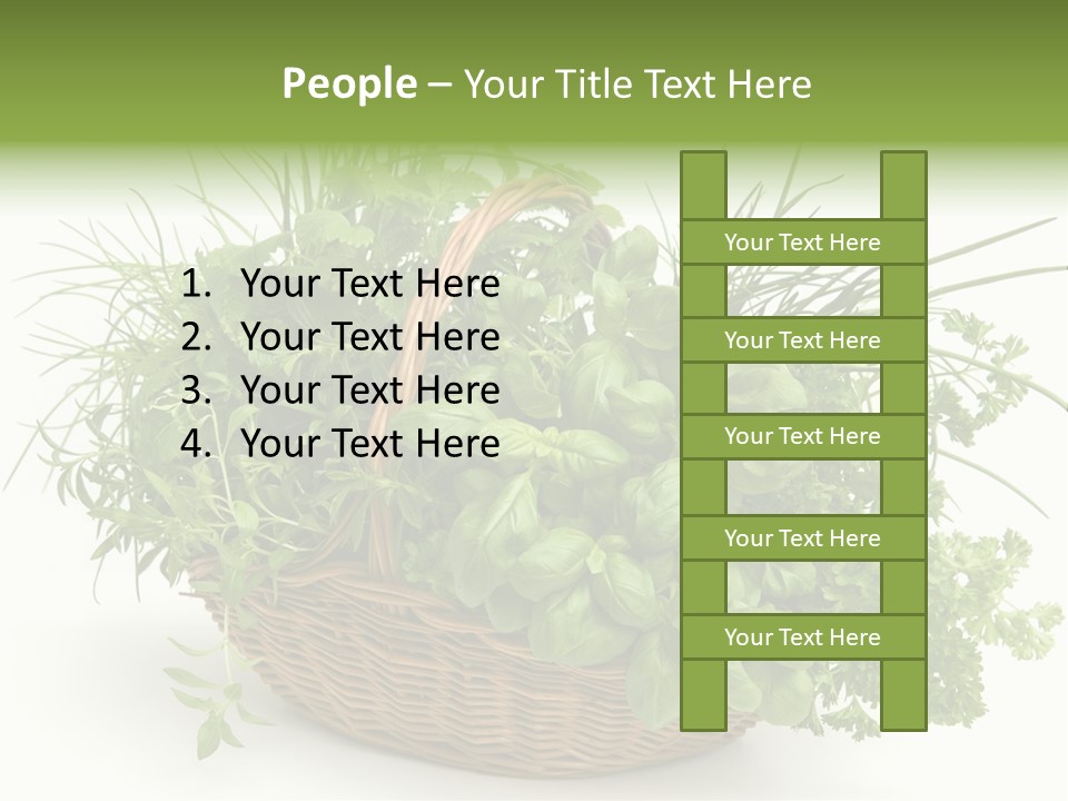 Freshness Eating Garden PowerPoint Template