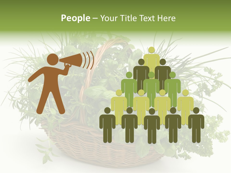 Freshness Eating Garden PowerPoint Template