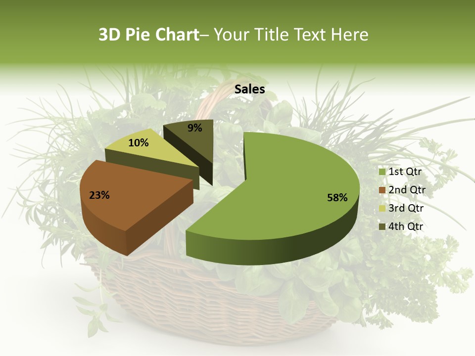 Freshness Eating Garden PowerPoint Template